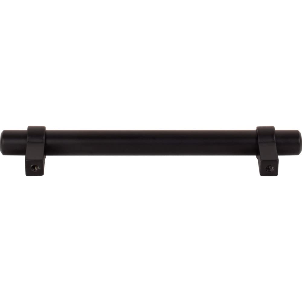 Jeffrey Alexander 5128MB 128 mm Center-to-Center Matte Black Key Grande Cabinet Bar Pull