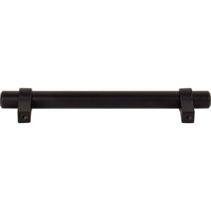 Jeffrey Alexander 5128MB 128 mm Center-to-Center Matte Black Key Grande Cabinet Bar Pull