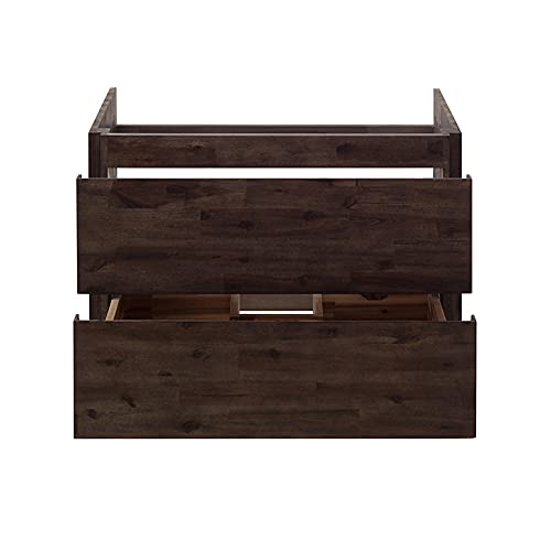 Fresca FCB31-241224ACA Fresca Formosa 58" Wall Hung Double Sink Modern Bathroom Cabinet