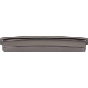 Jeffrey Alexander 141-192BNBDL 192 mm Center Brushed Pewter Square-to-Center Square Renzo Cabinet Cup Pull