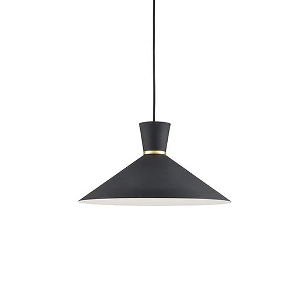 Kuzco 493216-BK/GD VANDERBILT 16" PD Black with Gold Detail 1 x 60W E26