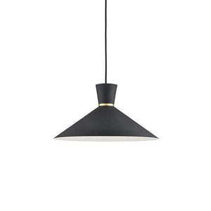 Kuzco 493216-BK/GD VANDERBILT 16" PD Black with Gold Detail 1 x 60W E26