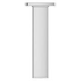 Squared Non-Diverting Tub Spout in Polished Chrome