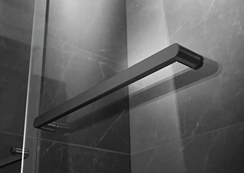 Essence 60'' * 76'' Framed Shower Door (Matte Black)