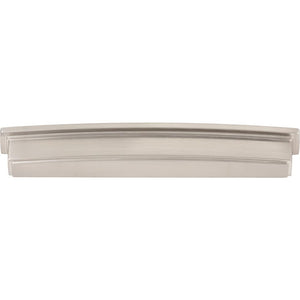 Jeffrey Alexander 141-192SN 192 mm Center Satin Nickel Square-to-Center Square Renzo Cabinet Cup Pull