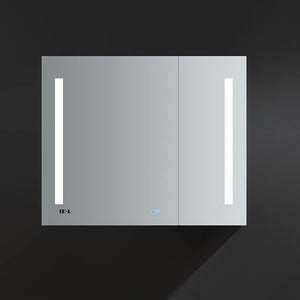 Fresca FMC013630 Fresca Tiempo 36" Wide x 30" Tall Bathroom Medicine Cabinet w/ LED Lighting & Defogger
