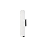 Kuzco WS8418-BK MELVILLE 18" WS Black 120V ELV LED 3000K 90CRI 21W
