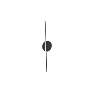 Kuzco WS14923-BK CHUTE 23" WS Black 120V TRIAC/ELV LED 3000K 90CRI 13W
