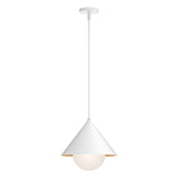 Alora PD485214WHOP REMY 14" PENDANT MATTE WHITE OPAL GLASS 72" WIRE E26 60W