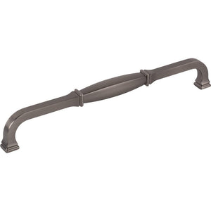 Jeffrey Alexander 278-224BNBDL 224 mm Center-to-Center Brushed Pewter Audrey Cabinet Pull