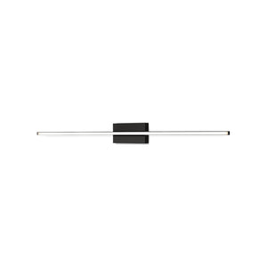Kuzco WS18236-BK VEGA MINOR 36" WS Black 120V TRIAC/ELV LED 3000K 90CRI 31W