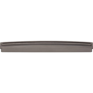 Jeffrey Alexander 141-305BNBDL 305 mm Center Brushed Pewter Square-to-Center Square Renzo Cabinet Cup Pull