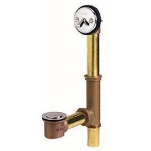 Gerber G0041805 Chrome Classics Pop-up Fit-all 20 Gauge Drain for Standard Tub
