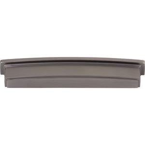 Jeffrey Alexander 141-160BNBDL 160 mm Center Brushed Pewter Square-to-Center Square Renzo Cabinet Cup Pull