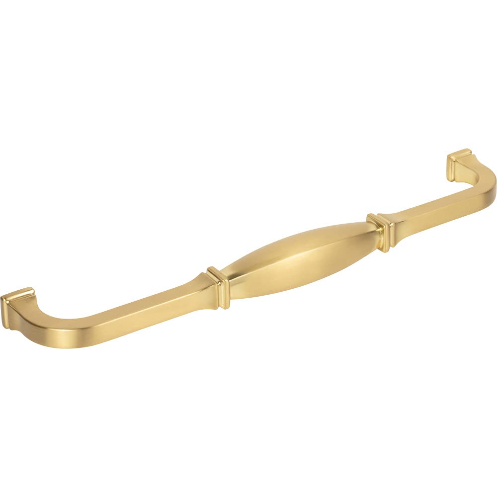 Jeffrey Alexander 278-18BG 18" Center-to-Center Brushed Gold Audrey Appliance Handle