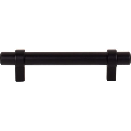 Jeffrey Alexander 596MB 96 mm Center-to-Center Matte Black Key Grande Cabinet Bar Pull