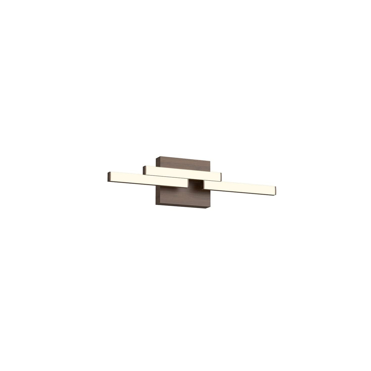 Kuzco VL52718-WT ANELLO MINOR 18" VANITY WALNUT 14W 120VAC WITH LED DRIVER 3000K 90CRI