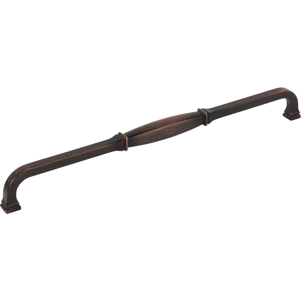 Jeffrey Alexander 278-305DBAC 305 mm Center-to-Center Brushed Oil Rubbed Bronze Audrey Cabinet Pull