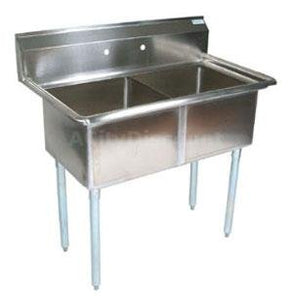 John Boos E2S8-24-14 E Series Stainless Steel Sink, 14