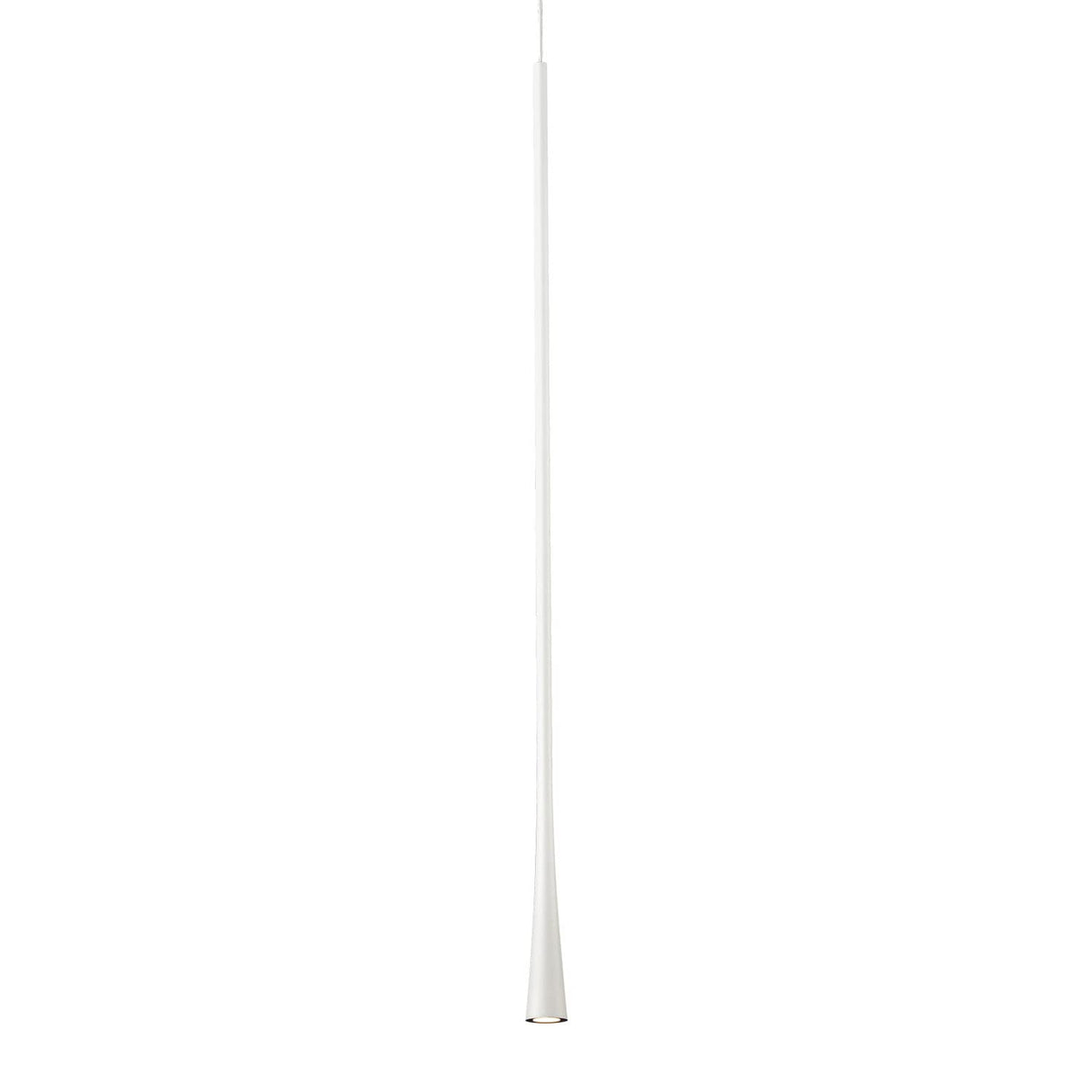 Kuzco PD15832-WH TAPER 32" PD White 120V TRIAC/ELV LED 3000K 90CRI 7W