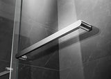 Essence 68''-72''W * 76''H Framed Shower Door in Brushed Nickel