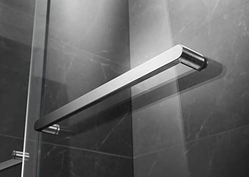 Essence 68''-72''W * 76''H Framed Shower Door in Brushed Nickel