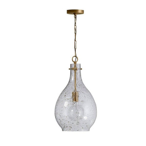 Capital Lighting 333813PA-472 Rabun 1 Light Pendant Patinaed Brass