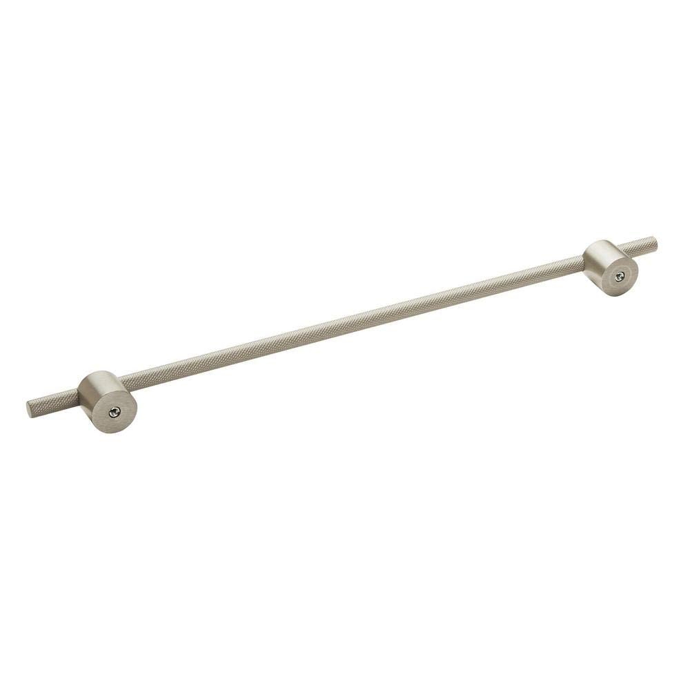 Amerock Cabinet Pull Silver Champagne 12-5/8 inch (320 mm) Center to Center Transcendent 1 Pack Drawer Pull Drawer Handle Cabinet Hardware