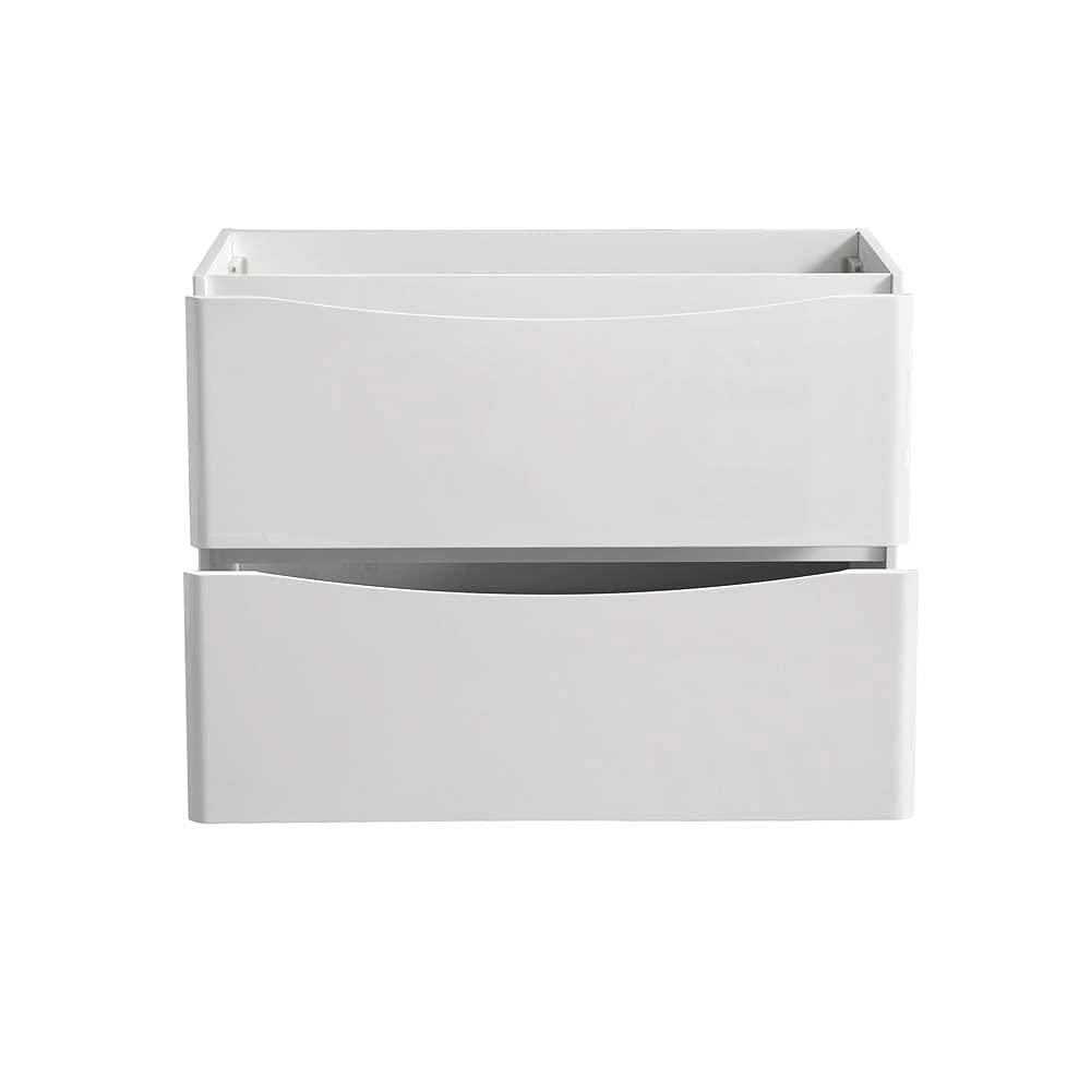 Fresca FCB9140WH Fresca Tuscany 40" Glossy White Free Standing Modern Bathroom Cabinet