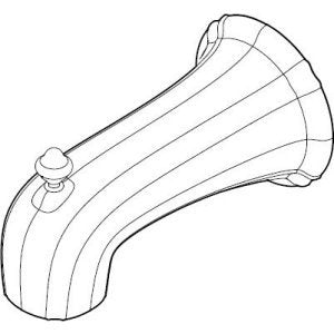 Pfister 920-200 Santiago R89 Series Tub Spout Sub Assembly with Diverter, Tuscan Bronze 920-200Y