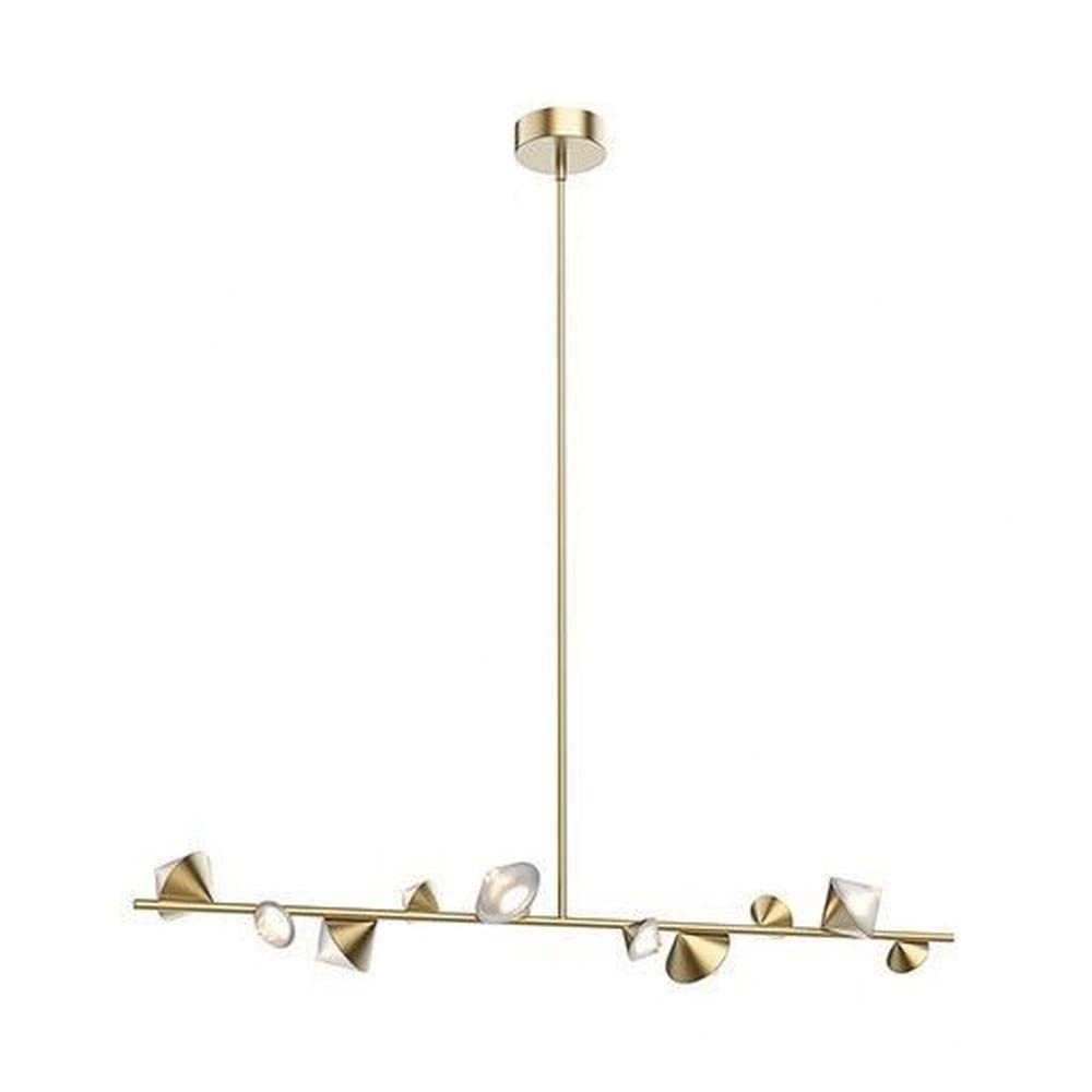 Kuzco LP50851-BG GEODE 51" LINEAR PENDANT BRUSHED BRONZE 30W 120VAC WITH LED DRIVER 3000K 90CRI