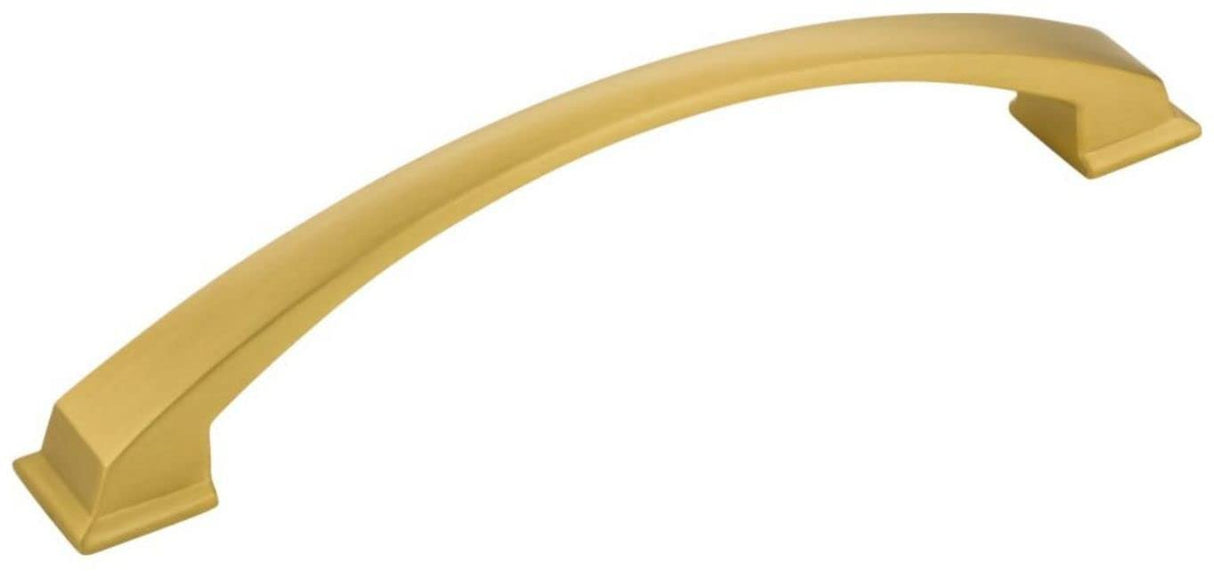 Jeffrey Alexander 944-160BG 160 mm Center-to-Center Brushed Gold Arched Roman Cabinet Pull