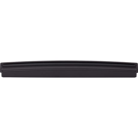 Jeffrey Alexander 141-305MB 305 mm Center Matte Black Square-to-Center Square Renzo Cabinet Cup Pull