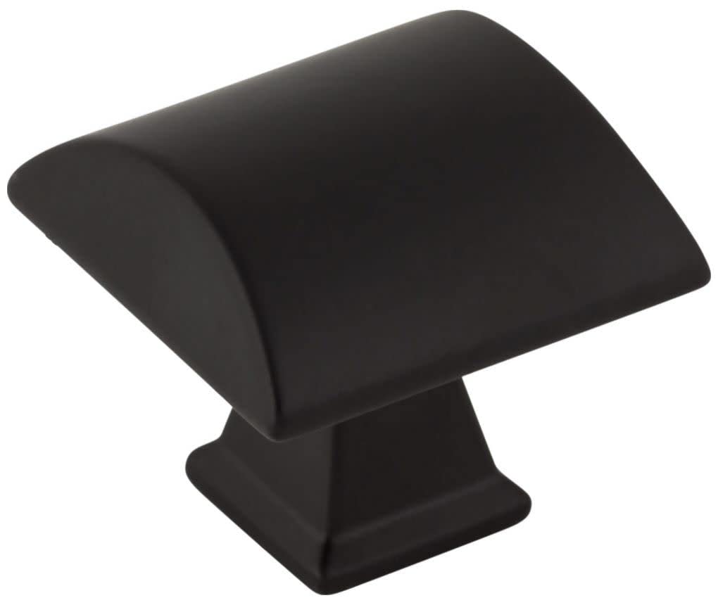 Jeffrey Alexander 944MB 1-1/4" Overall Length  Matte Black Roman Cabinet Knob