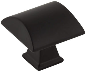 Jeffrey Alexander 944MB 1-1/4" Overall Length  Matte Black Roman Cabinet Knob