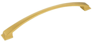 Jeffrey Alexander 944-224BG 224 mm Center-to-Center Brushed Gold Arched Roman Cabinet Pull