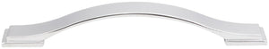 Jeffrey Alexander 80152-160PC 160 mm Center-to-Center Polished Chrome Strap Mirada Cabinet Pull