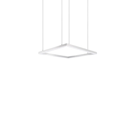 Kuzco PD88148-WH PIAZZA 48" PENDANT WH TEXTURED DOWN ONLY DUO CANOPY 930 TRIAC 120 103W
