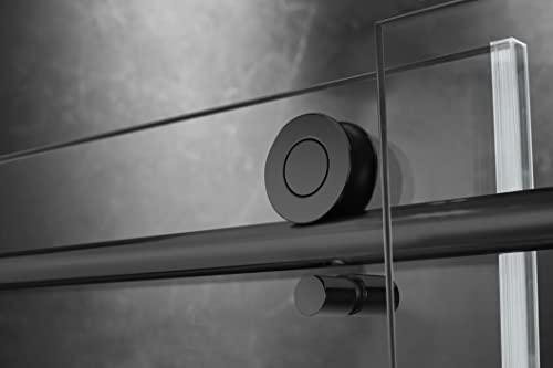 Elegant 60'' * 70'' Frameless Shower Door Hardware Finish in Brushed Nickel