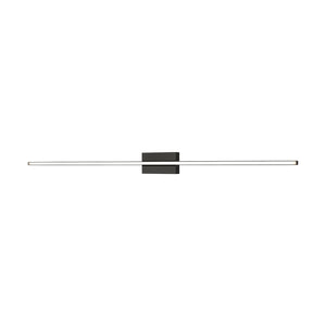 Kuzco WS18248-BK VEGA MINOR 48" WS Black 120V TRIAC/ELV LED 3000K 90CRI 44W