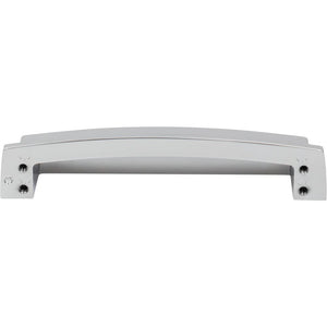 Jeffrey Alexander 141-128PC 128 mm Center Polished Chrome Square-to-Center Square Renzo Cabinet Cup Pull