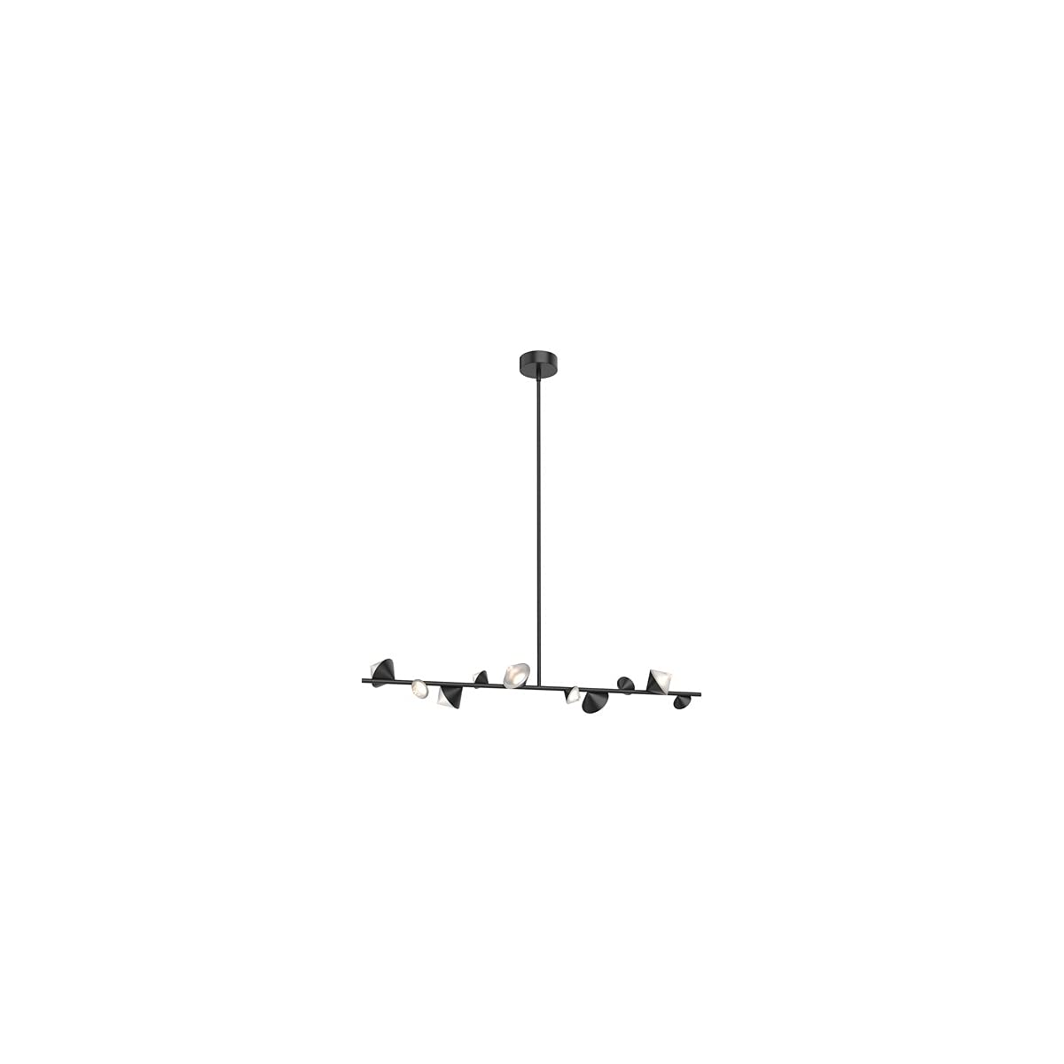 Kuzco LP50851-BK GEODE 51" LINEAR PENDANT BLACK 30W 120VAC WITH LED DRIVER 3000K 90CRI