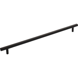 Jeffrey Alexander 845-305MB 305 mm Center-to-Center Matte Black Square Dominique Cabinet Bar Pull