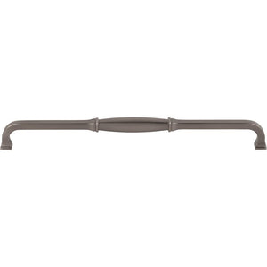 Jeffrey Alexander 278-305BNBDL 305 mm Center-to-Center Brushed Pewter Audrey Cabinet Pull