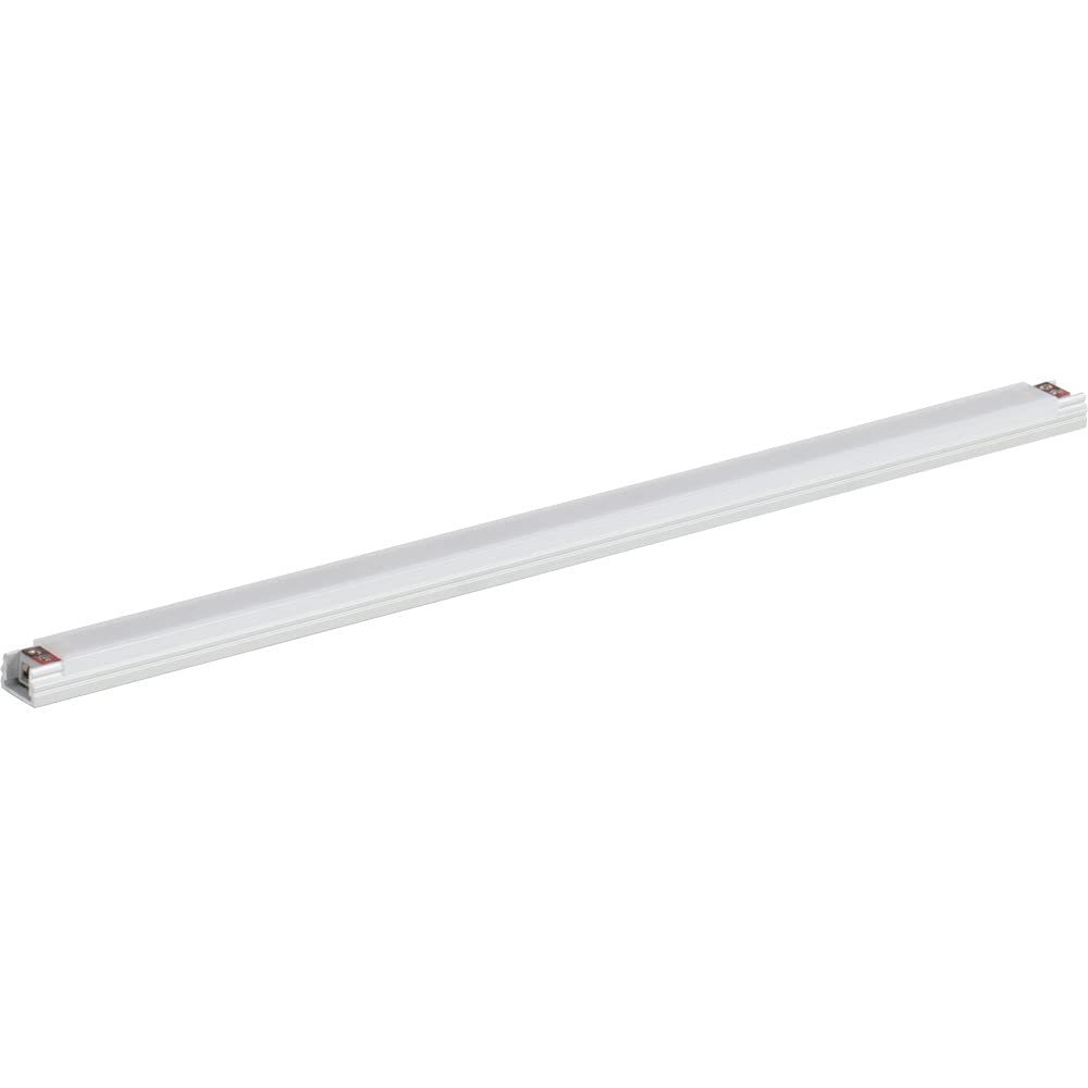 Task Lighting LR1P724V15-02W3 12-9/16" 101 Lumens 24-volt Accent Output Linear Fixture, Fits 15" Wall Cabinet, 2 Watts, Flat 007 Profile, Single-white, Soft White 3000K
