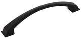 Jeffrey Alexander 944-160MB 160 mm Center-to-Center Matte Black Arched Roman Cabinet Pull