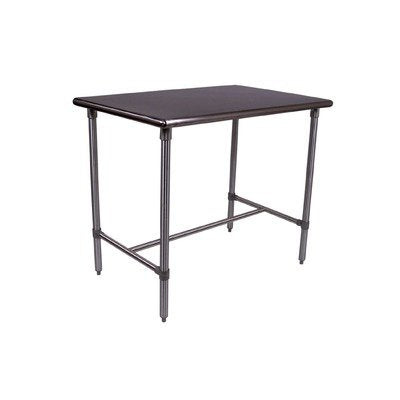 John Boos BBSS4824C Cucina Americana Classico Prep Table Size: 48" W x 24" D, Height: 36" Counter Height, Casters: Included SS 16GA B-NOSE 48X24X36H