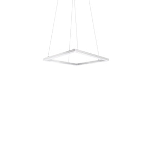 Kuzco PD88148-WH PIAZZA 48" PENDANT WH TEXTURED DOWN ONLY DUO CANOPY 930 TRIAC 120 103W
