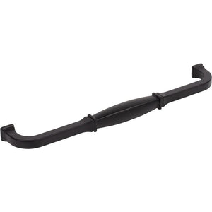 Jeffrey Alexander 278-224MB 224 mm Center-to-Center Matte Black Audrey Cabinet Pull