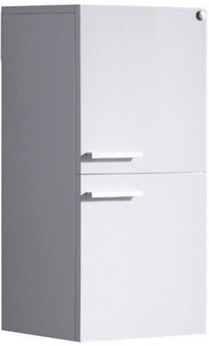 Fresca FST8091WH Fresca White Bathroom Linen Side Cabinet w/ 2 Storage Areas